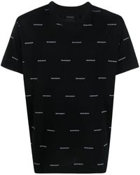 Givenchy - 4g Logo-print Cotton T-shirt - Lyst