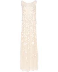 Max Mara - Jazz Maxi-Jurk Verfraaid Met Pailletten - Lyst
