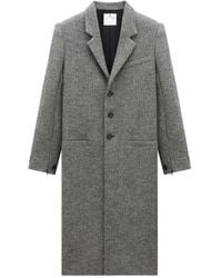 Courreges - Jas Van Wolblend Met Enkele Rij Knopen - Lyst