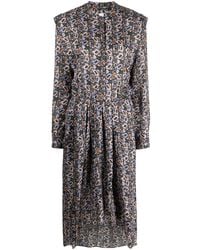 Isabel Marant - Abito Lungo Lola Con Stampa A Fiori - Lyst