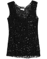 P.A.R.O.S.H. - Noodles Top Mit Pailletten - Lyst