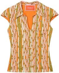 La DoubleJ - Sleeveless Stretch Polo - Lyst