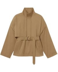 FRAME - Belted Storm-Flap Jacket - Lyst