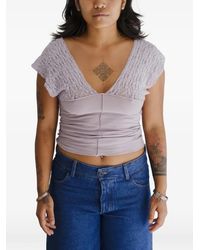 Baserange - Nehru V-Neck Top - Lyst