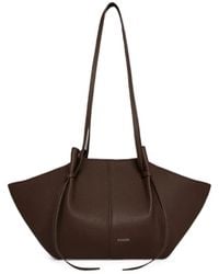 Yuzefi - Sac Porté Épaule Mochi En Cuir Grainé - Lyst