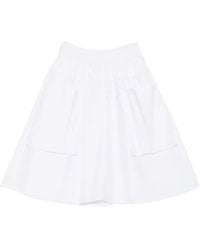 Aspesi - A-Line Pocket Mini Skirt - Lyst