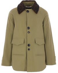 NAMACHEKO - Veste En Toile À Col Brodé - Lyst