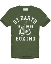Mc2 Saint Barth - Graphic-Print T-Shirt - Lyst