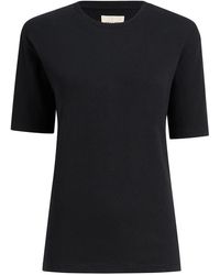 KHAITE - The Mae T-Shirt Mit Logo-Applikation - Lyst