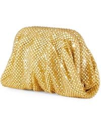 Benedetta Bruzziches - Venus Crystal-Embellished Draped Clutch Bag - Lyst