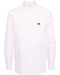 Calvin Klein - Logo-Appliqué Cotton Shirt - Lyst