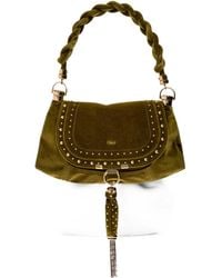 Chloé - Small Marcie Foulard Studded Shoulder Bag - Lyst