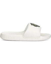 Lacoste - Serve Slide 1.0 Logo-Patch Slides - Lyst