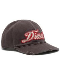 DIESEL - Casquette À Effet Usé Et Patch Logo C-Ursiv - Lyst