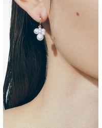 Sophie Bille Brahe - Cluster Hoop Pearl Earring - Lyst
