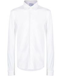 Fedeli - Slim-cut Cotton Shirt - Lyst