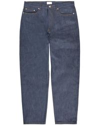 A.P.C. - Logo-Embroidered Contrast-Stitched Jeans - Lyst