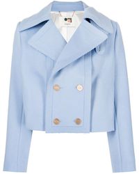 Ports 1961 - Double-breasted Cropped Jacket - Lyst