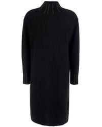 Fabiana Filippi - Mini Bead-Embellished High-Neck Dress - Lyst