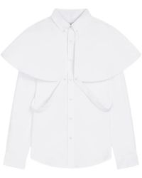 Dries Van Noten - Cotton Shirt With Tie - Lyst