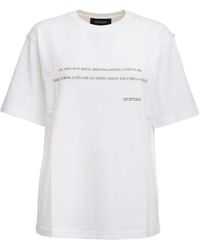 Sportmax - Quiete Over Text-Print T-Shirt - Lyst