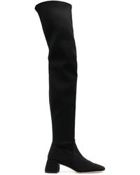 STAUD - Cuissardes 55 Mm En Cuir - Lyst