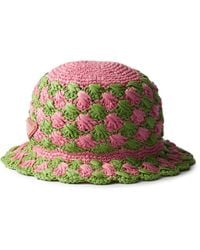 Prada - Cappello Bucket All'Uncinetto - Lyst