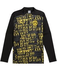 PUMA - Borussia Dortmund Pre-Match Sweatshirt - Lyst