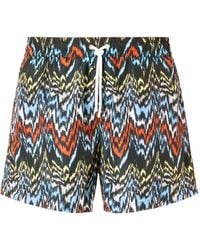 Missoni - Zigzag-Pattern Swim Shorts - Lyst