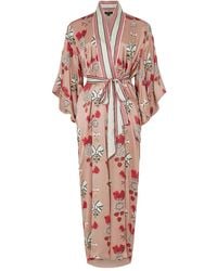 Temperley London - Floral-Print Silk Coat - Lyst
