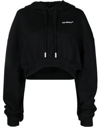 Off-White c/o Virgil Abloh - Cropped-Hoodie aus Baumwolle - Lyst