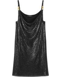 Versace - Mini Robe Nuisette En Maille Métallique - Lyst
