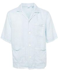 Aspesi - Camisa con cuello cubano - Lyst