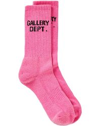 GALLERY DEPT. - Clean Intarsia-knit Logo Socks - Lyst