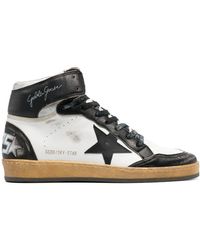 Golden Goose - High-top Lace-up Leather Sneakers - Lyst