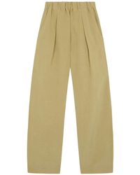 Cortana - Pantalon Droit Mel À Design Plissé - Lyst