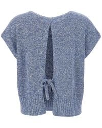 Kangra - Pull Orné De Sequins À Dos Ouvert - Lyst
