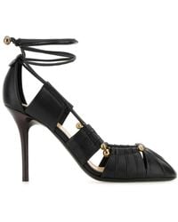 Chloé - Pumps Luna Aus Leder - Lyst