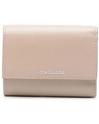 Acne Studios - Logo-Lettering Leather Wallet - Lyst