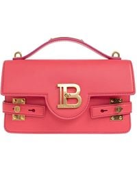 Balmain - 24 B-Buzz Logo-Detail Leather Cross Body Bag - Lyst
