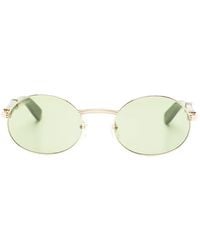 Cartier - Oval-Frame Sunglasses - Lyst