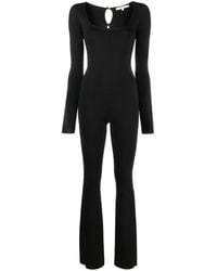MANURI - Square-neck Long-sleeved Jumpsuit - Lyst