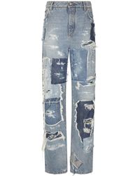Dolce & Gabbana - Jeans im Distressed-Look - Lyst
