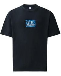 C.P. Company - Logo-Print Cotton T-Shirt - Lyst