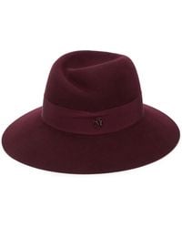 Maison Michel - Virginie Felt Fedora Hat - Lyst