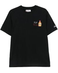 MC2 Saint Barth - Arnott Cotton T-Shirt With Rum Service Embroidery - Lyst