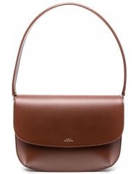 A.P.C. - Sarah Leather Shoulder Bag - Lyst