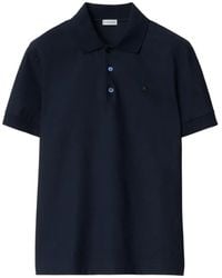 Burberry - Metal Knight Cotton Polo Shirt - Lyst
