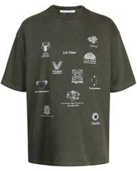 Children of the discordance - Graphic-Print Cotton T-Shirt - Lyst