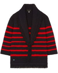 Alanui - The Mariner Striped Chunky-knit Cardigan - Lyst